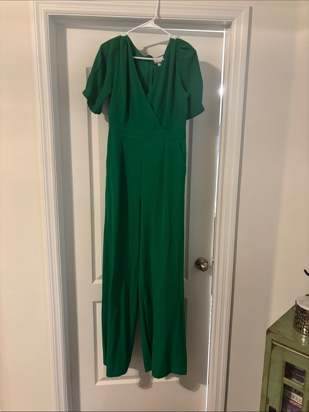 Sugarlips Emerald Green Wrap-Front Jumpsuit